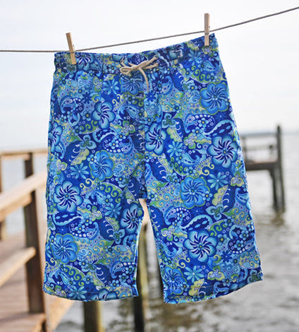 Women&#39;s Long (Swim) Board Shorts (Elastic Waist)