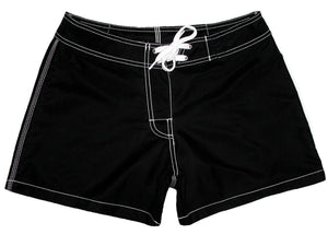 Women's Short (Swim) Board Shorts (Non-Elastic Waist)