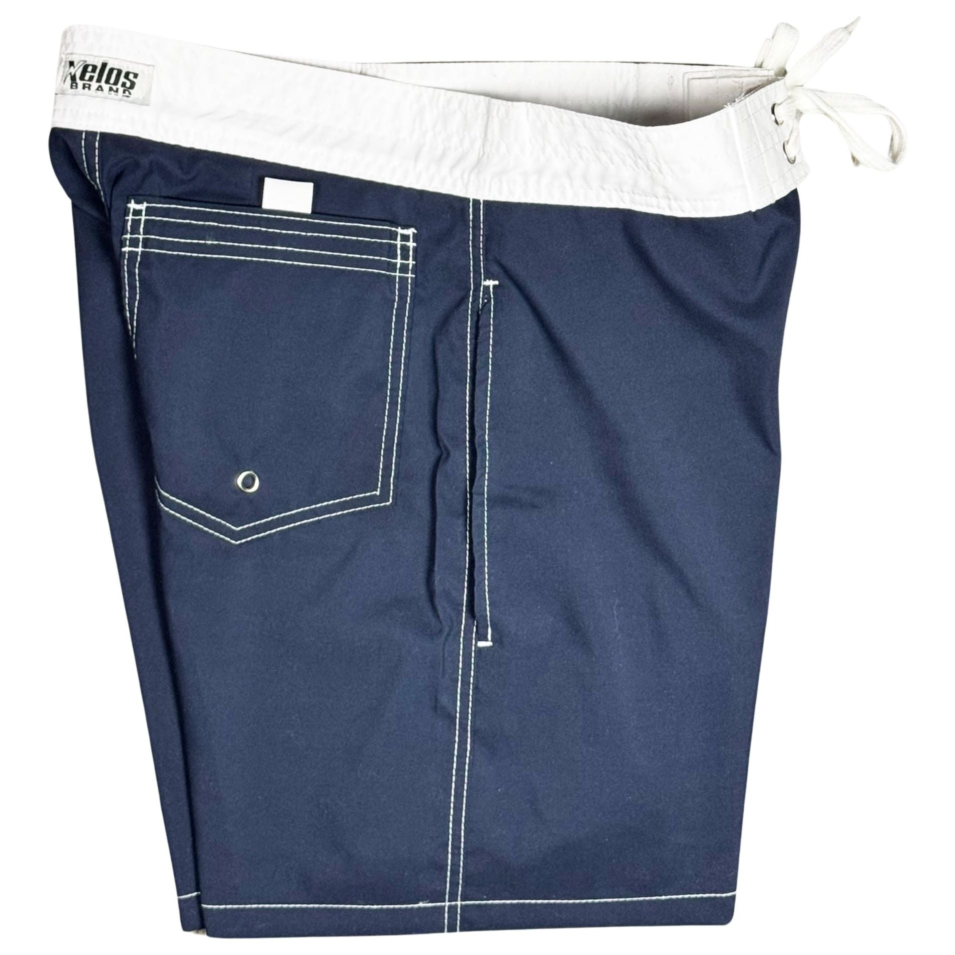 Men's 18" "Whitecap" Contrast Waist w/Side Pockets + Back Pocket by Grizzo HB (7 Color Options!)
