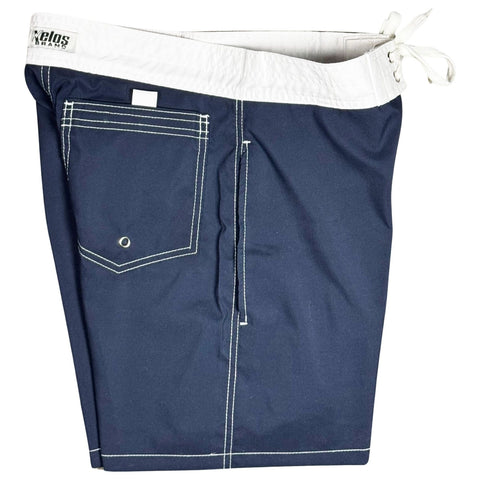 Men's 18" "Whitecap" Contrast Waist w/Side Pockets + Back Pocket by Grizzo HB (7 Color Options!)