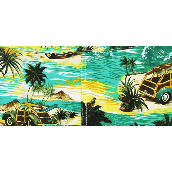 "Getaway Car" Men's Swim Trunks (with mesh liner) - 22" Outseam / 9.5" Inseam