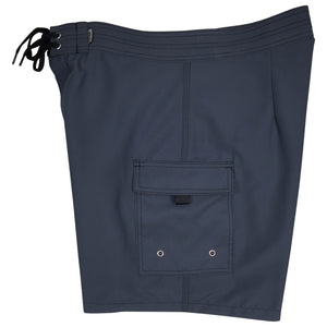 Men's 18" Solid Color Double Cargo Board Shorts